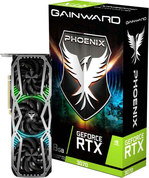 Actual product image Gainward GeForce RTX 3070 Phoenix (8 GB)