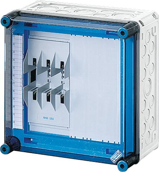 Actual product image Hensel HEN Mi 6214 Mi-NH fusegeh. Mi 6214, 1xNH 00, 3-pole, busbar 630 A (Housing)