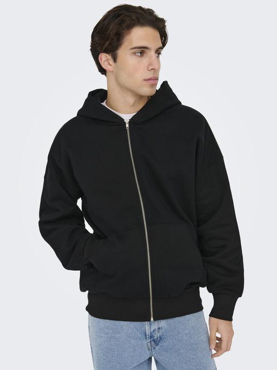 Actual product image Only & Sons Onsdan Life Rlx Heavy Zip Hoodie Noos (XL)