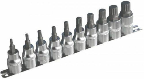 Actual product image ASTAL Internal multi-tooth socket spanner set 1/2" (12.5 mm) 10 pcs. (1/2")