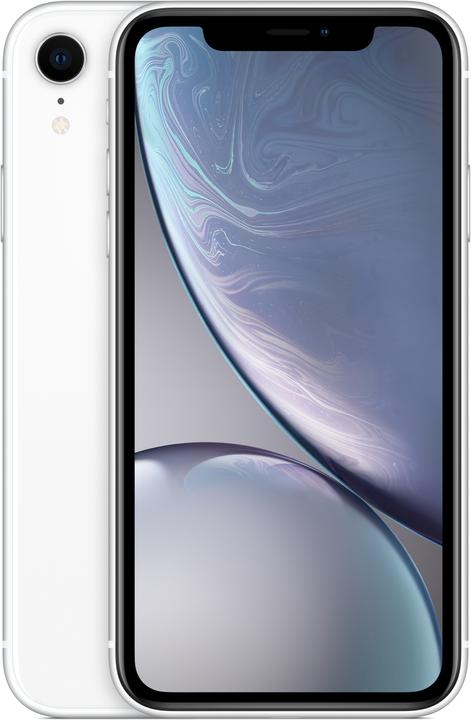 Actual product image Apple iPhone XR (128 GB, White, 6.10", SIM + eSIM, 12 Mpx, 4G)