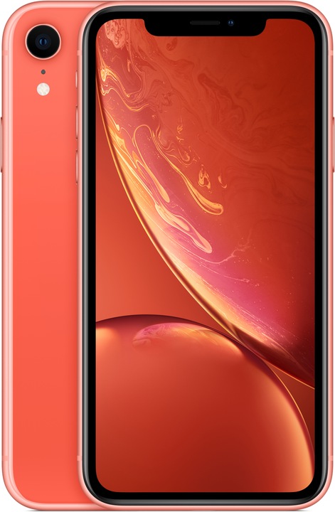 Apple iPhone XR (64 GB, Coral, 6.10", SIM + eSIM, 12 Mpx, 4G)