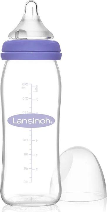 Produktbild Lansinoh Weithalsflasche mit NaturalWave Sauger (240 ml)