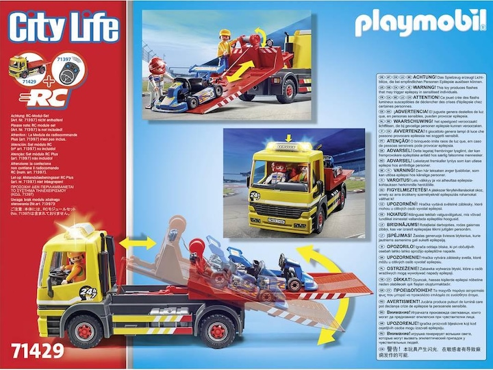 Actual product image Playmobil 71429 Towing service (71429, Playmobil City Life)