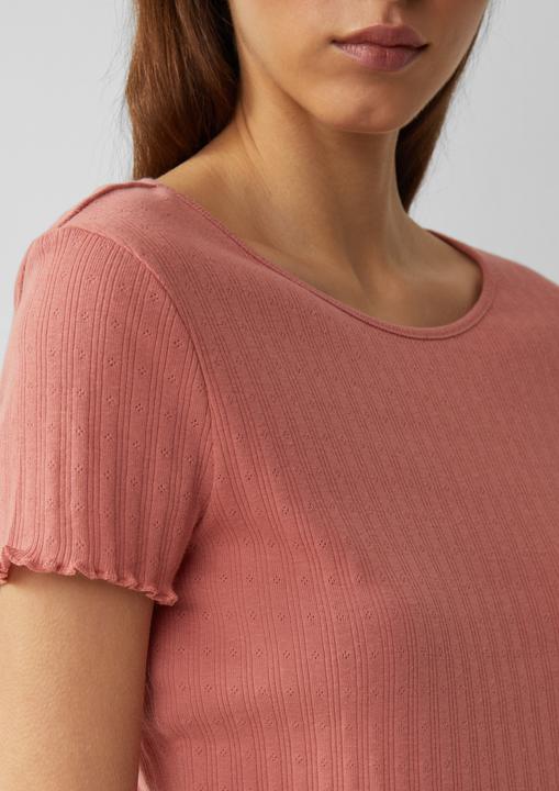 Immagine prodotto S.Oliver T-Shirt T-Shirt mit Ajour-Muster (XL)