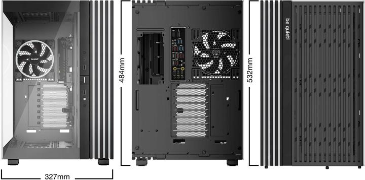 Actual product image be quiet! LIGHT BASE 900 FX Black (mATX, Mini-ITX, ATX, XL-ATX)
