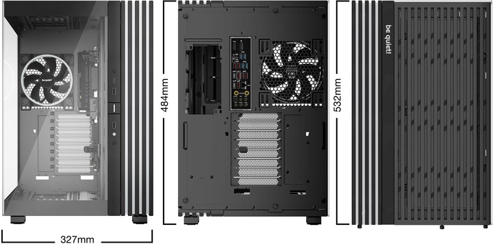 Image du produit be quiet! LIGHT BASE 900 FX Noir (mATX, Mini-ITX, ATX, XL-ATX)