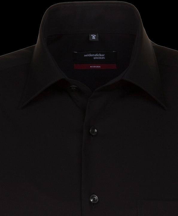 Immagine prodotto Seidensticker Camicia 1/2 Regular Kent non stirata nera (L)