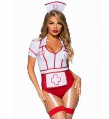 Actual product image Leg Avenue Sexy nurse costume red/white S (S)