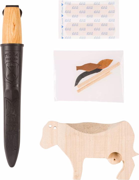 Immagine prodotto Naturzone Holzschnitz-Set Kuh (6 cm)