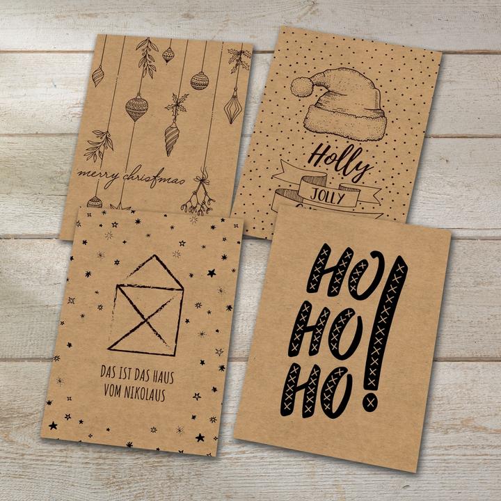 Image du produit Sigel Set de cartes postales de Noël "Noël naturel", DIN A6 (1 pcs)