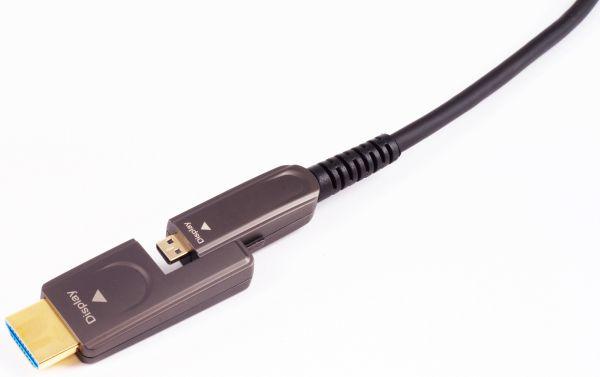 Actual product image Shiverpeaks S/CONN maximum connectivity HDMI connection cable-Optical HDMI installation cable set, 4K, 7.5m (7.50 m, HDMI, 2.0)