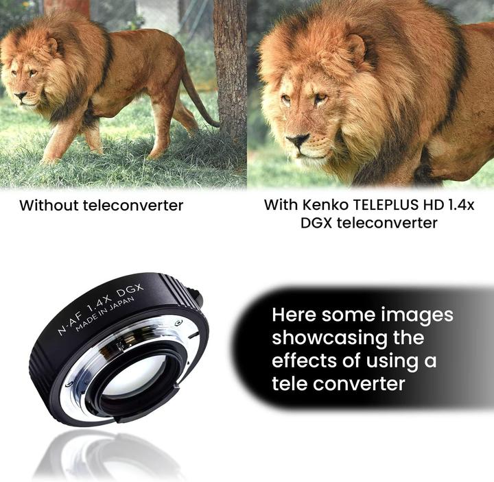Image du produit Kenko Convertisseur HD 1,4x N/AF DGX (Téléconvertisseur, Nikon F)