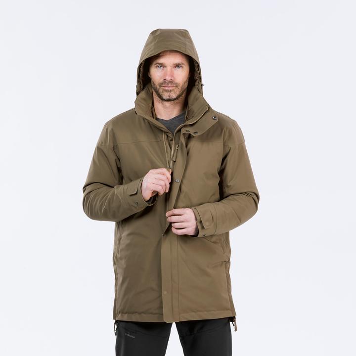 Produktbild Quechua Parka Winterjacke Herren warm bis -10 °C wasserdicht Winterwandern - SH500 blau (3XL)
