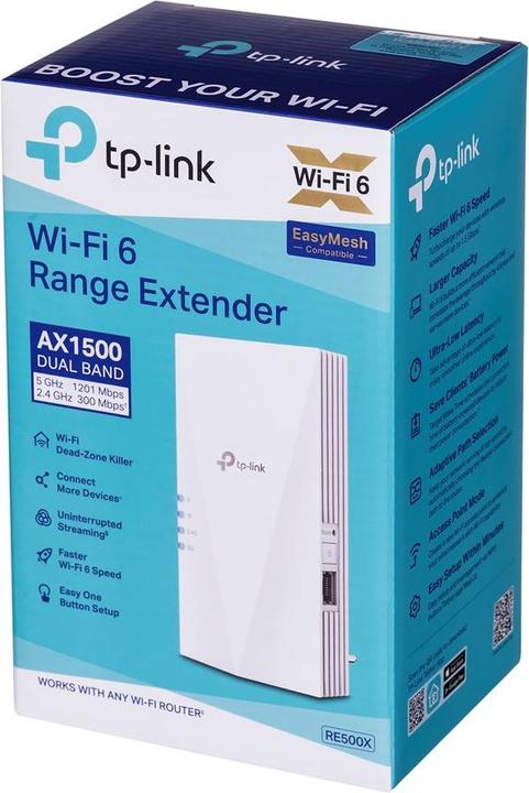 Actual product image TP-Link RE500X (1200 Mbit/s, 300 Mbit/s)