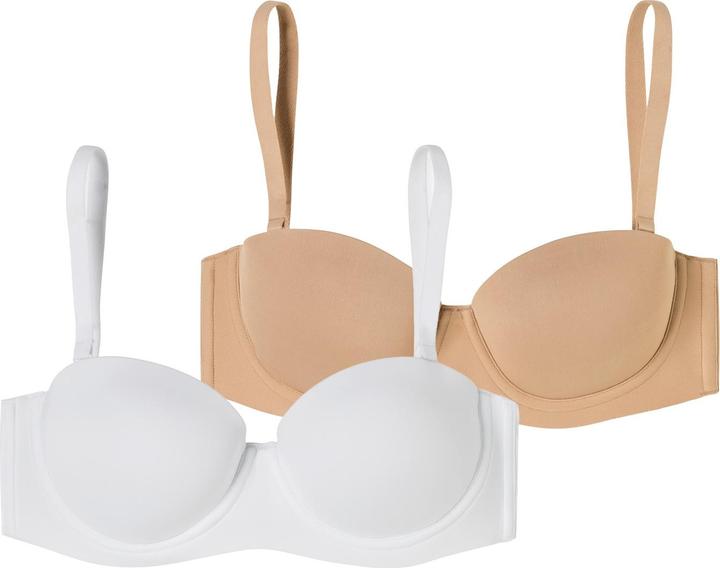 Produktbild Schiesser Bügel-BH Bandeau mit Schale - Unique Micro (2er Pack, 95 A)