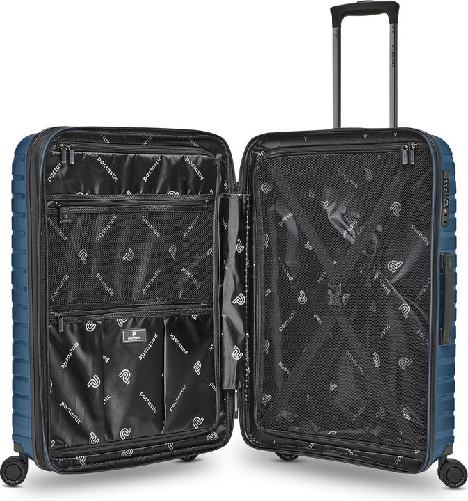 Actual product image Pactastic Collection 04 THE MEDIUM + 4 Rollen Trolley M 66 cm mit Dehnfalte (67 l)