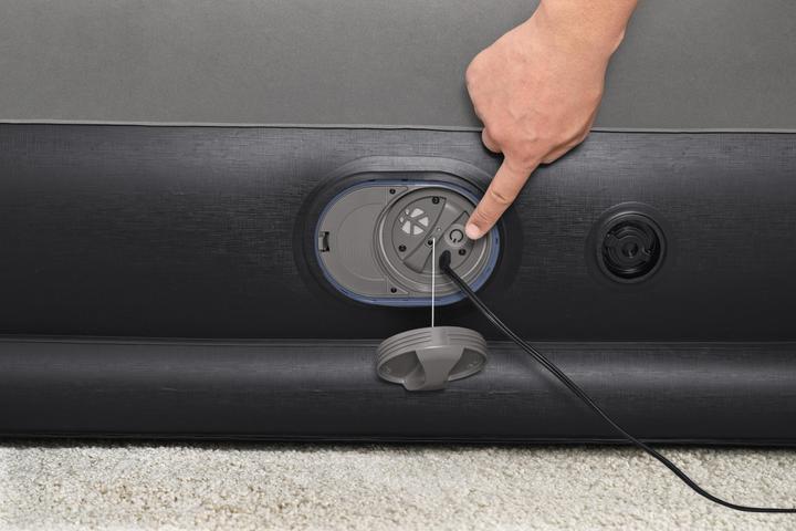 Image du produit Bestway Matelas gonflable 2 places Queen Tritech avec pompe USB intégrée 2,03 m x 1,52 m x 36 cm