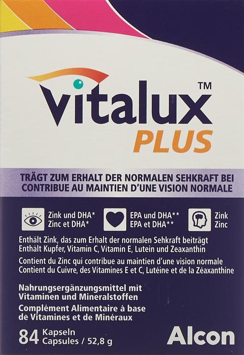 Immagine prodotto Vitalux Più tappi (84 pz., Pillole, 99 g)