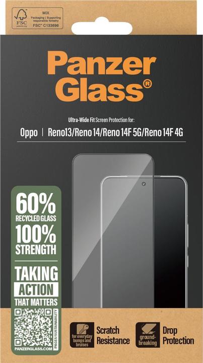 Image du produit PanzerGlass PGRNUWFG14450 (1 pcs, Oppo Reno 13)