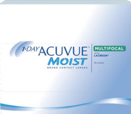 Actual product image Acuvue 1-Day Moist Multifocal 90 (+3, Daily lens, 90 Piece, Multifocal)