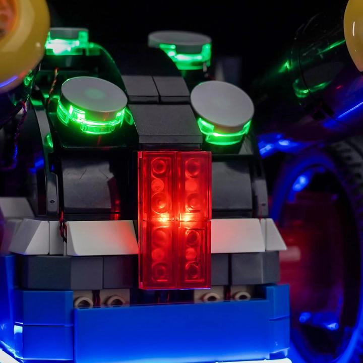 Image du produit BrickBling LED Licht Set für LEGO Mario Kart: Mario & Standard-Kart (72037) inkl. Fernbedienung