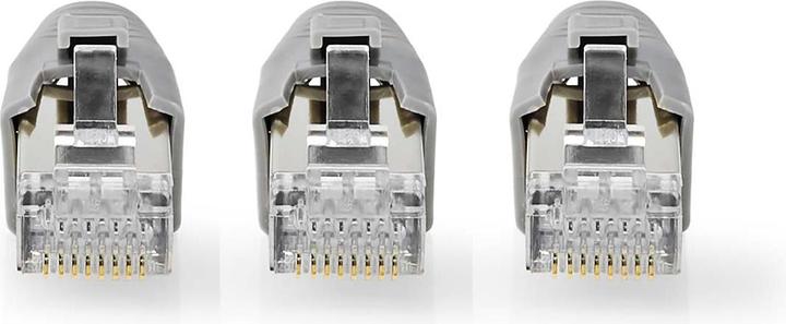 Immagine prodotto Nedis Spina RJ45 | RJ45 passante | FTP CAT7 fisso/incagliato | Dritto | Placcato oro | 10 pezzi (FTP, CAT7)