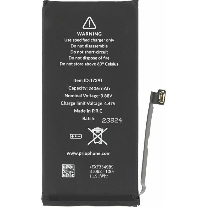 Thumbnail - prio Battery for iPhone 13 mini (Universal APN), Smartphone Akku