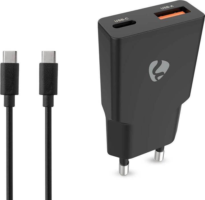Produktbild Nedis Netzladegerät | 20 W | GaN | PD3.0 | Schnellladefunktion | 1.5 / 2.0 / 2.22 A / 3.0 A | Anzahl (20 W)