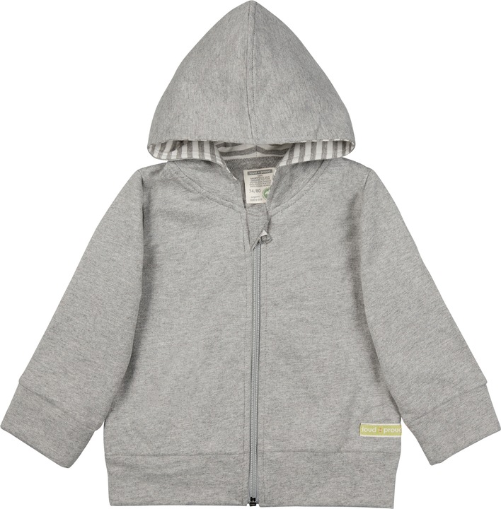 Produktbild loud + proud Kapuzenjacke (74, 80)
