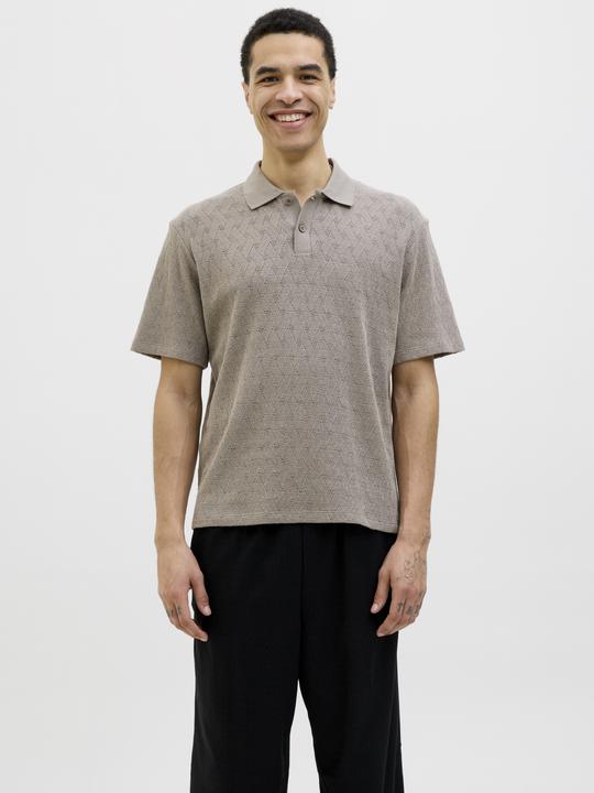 Produktbild Jack & Jones Jprblatrent Jacquard Polo Sn (XS)