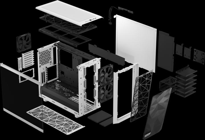 Actual product image Fractal Meshify 2 Clear (mATX, Mini-ITX, ATX)