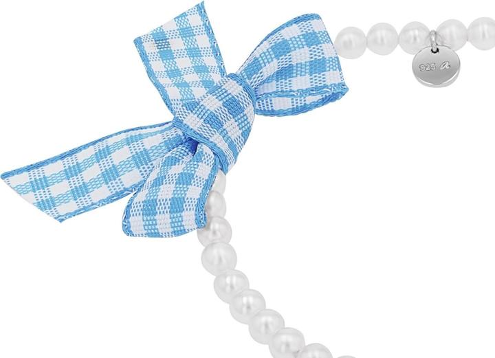 Immagine prodotto Amor Bracciale da donna, argento 925, cristallo sintetico, perla conchiglia | cuore (18 cm, Argento 925)