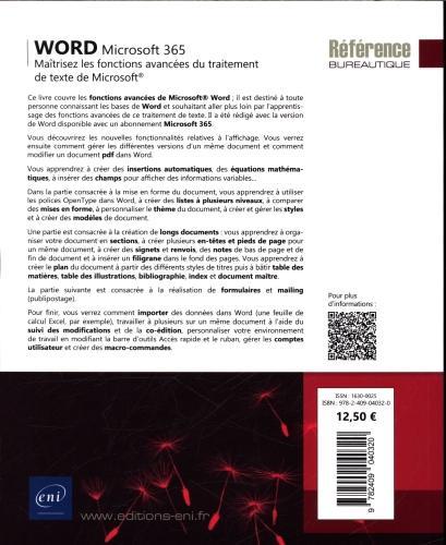 Image du produit Word microsoft 365 (Français, Collectif, 2023)