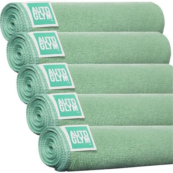 Autoglym, Accessori per pulizia auto, Grøn Microcarbon Klud 5 pezzi.