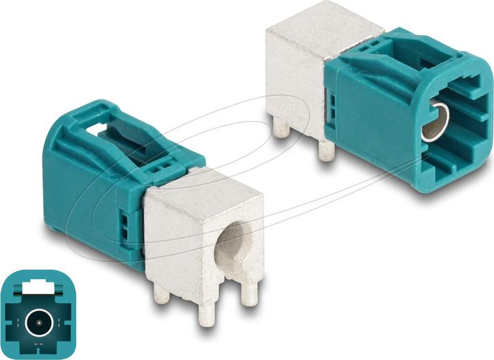 Produktbild Delock Mini FAKRA Stecker single gewinkelt A-Typ PCB