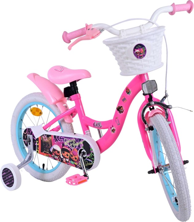 Actual product image L.O.L. Surprise! Surprise 16 inch children's bike pink - safety, comfort and fun all in one! (16")