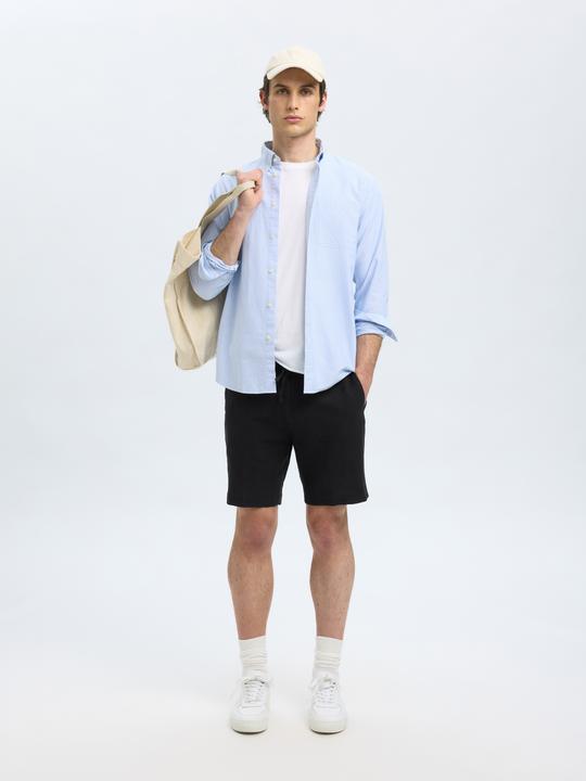 Produktbild Selected Homme Regular Fit Shorts aus Leinengemisch (S)