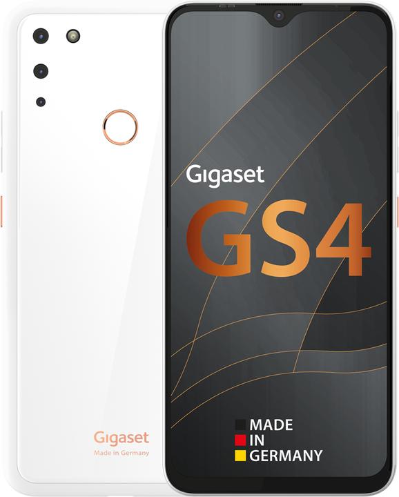 Image du produit Gigaset GS4 (64 Go, Blanc pur, 6.30", Double SIM + SD, 4G)