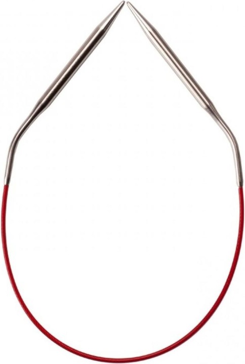 Image du produit ChiaoGoo Aiguille à tricoter circulaire KNIT RED Acier inoxydable