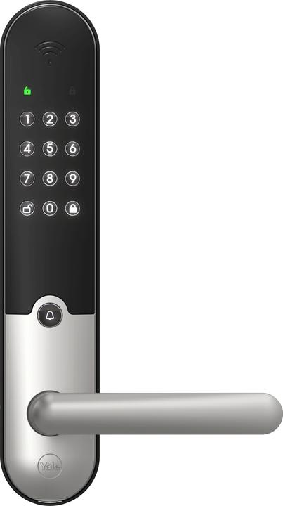 Produktbild Yale Doorman L3 -??lylukko, harjattu ter??s (Bluetooth, Elektronische Zahlenkombination)