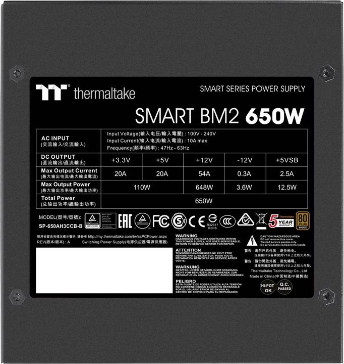 Immagine prodotto Thermaltake Smart BM 2 (650 W)