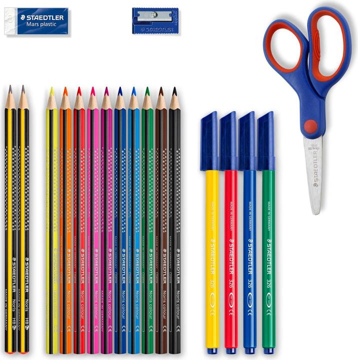 Actual product image Staedtler Writing set, 19 pieces, incl. craft scissors for filling a student case (19 x)