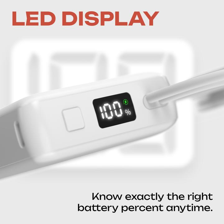 Image du produit PowerLocus PLB-X Portable Power Bank 10000mAh white (10000 mAh, 37 Wh)