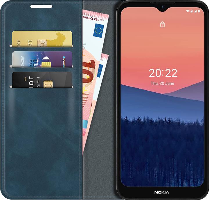 Produktbild Cazy Book Case Kompatibel mit Nokia C21 - Hülle klappbar Magnetisch Kunstleder - (Nokia C21)