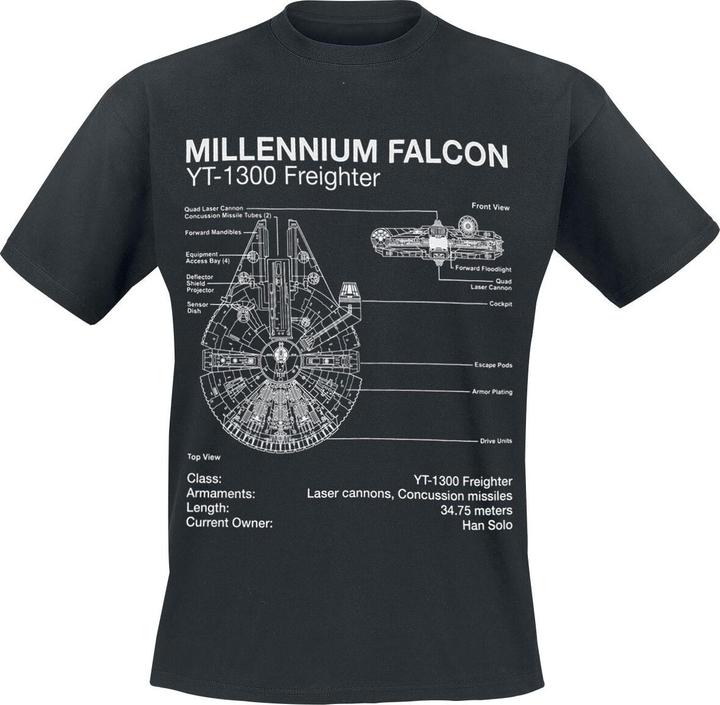 Produktbild Star Wars Millenium Falcon Sketch (5XL)