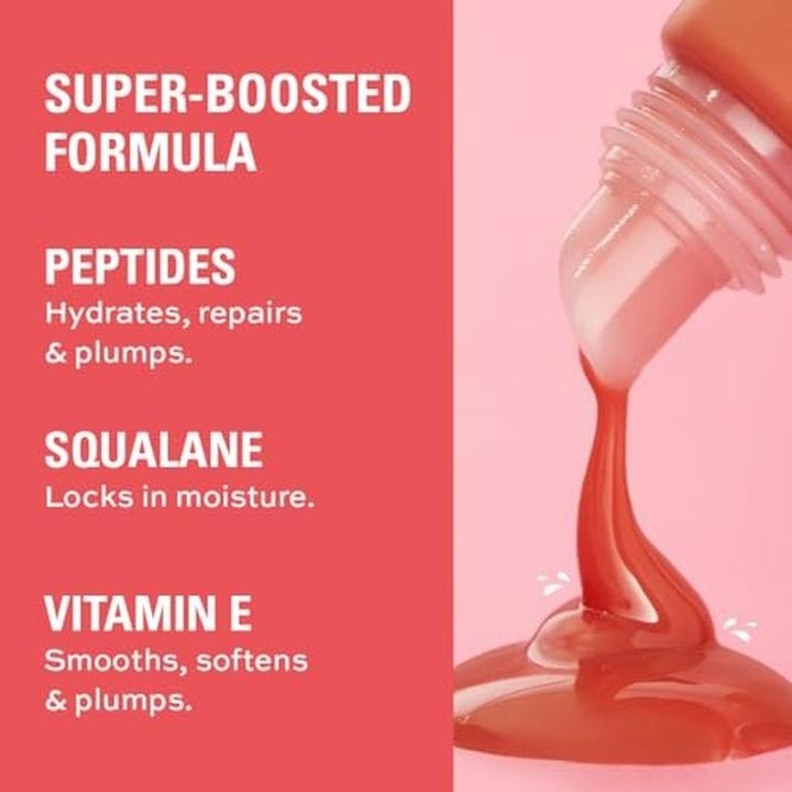 Immagine prodotto I Heart Revolution Makeup Revolution Juicy Peptide Lip Balm Balsamo labbra idratante con colore trasparente (Balsamo per le labbra)