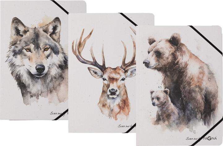 Image du produit Pagna Set de pochettes élastiques A4 Save me No.3 assorties 3 pièces (A4, 1x)