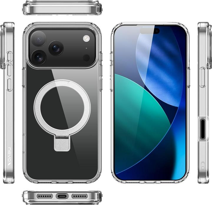 Produktbild Nevox StyleShell SHOCKFlex Stand iPhone 17 Pro Max trans (Apple iPhone 17 Pro Max)