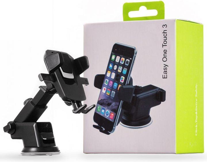 Actual product image Hurtel Telescopic Car Mount Phone Holder Dashboard or Windshield for black